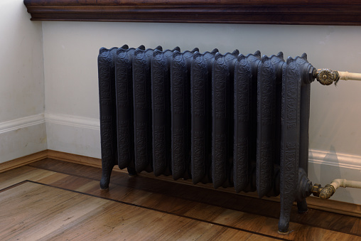 Retro styled cast iron radiator