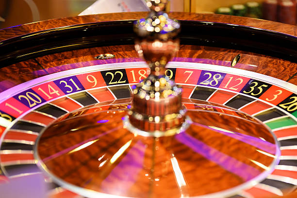 istock Close up of roulette at the gambling house, selective focus 545652408