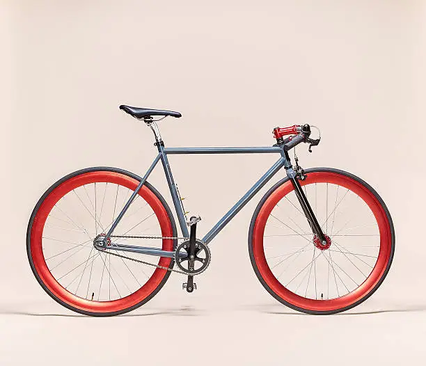 Photo of Trendy Grey and Red bicycle