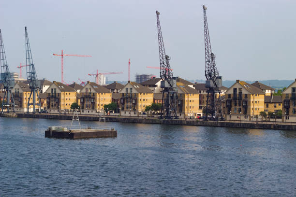 istock British Houses and Cranes 545660240