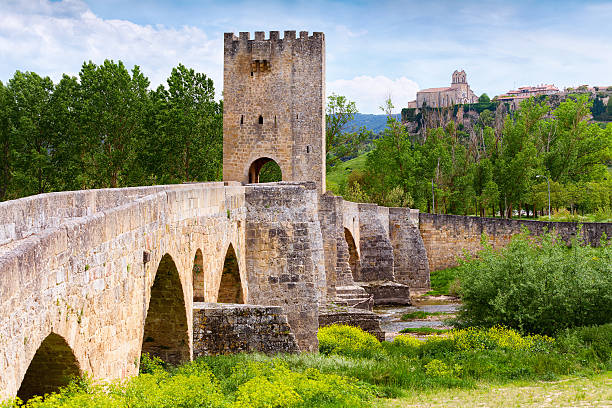 Medieval stone bridge in Frias, Spain