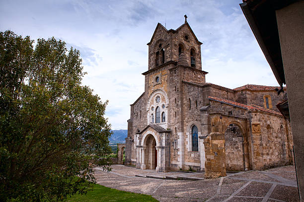 Cangas de Onis Asuncion church in Asturias of Spain