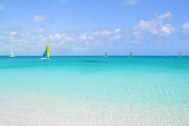 navegando nas ilhas turks e caicos - providenciales - fotografias e filmes do acervo