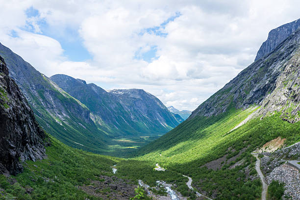 istock The Trollstigen road between the mountains, Norway. 545664784