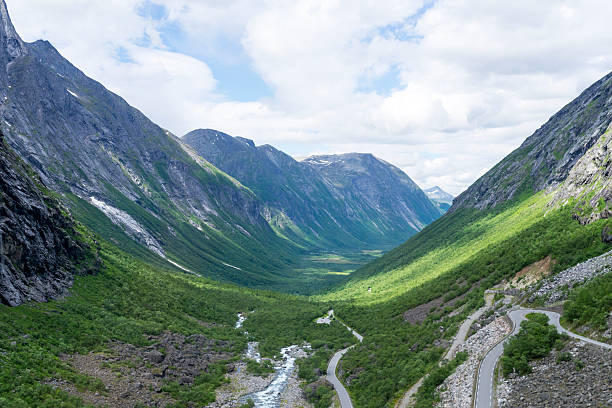 istock The Trollstigen road between the mountains, Norway. 545664880