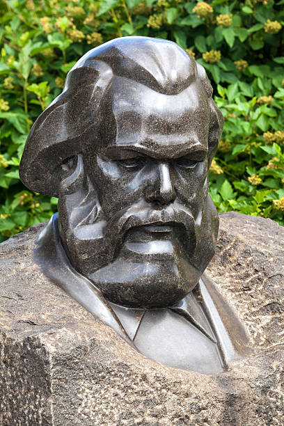 istock Bust monument of Karl Marx 545666554