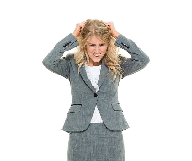 istock Businesswoman looking frustrated 545667930