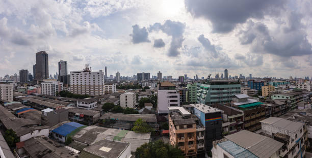 istock Bangkok Cityscape, Business district with high building 545669176
