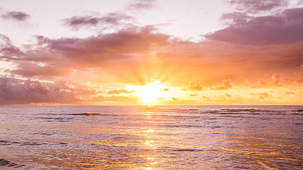 istock Beautiful tropical sunrise on the beach 545672122
