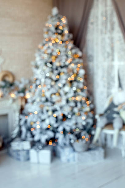 istock Christmas and New Year decorated interior room 545673804