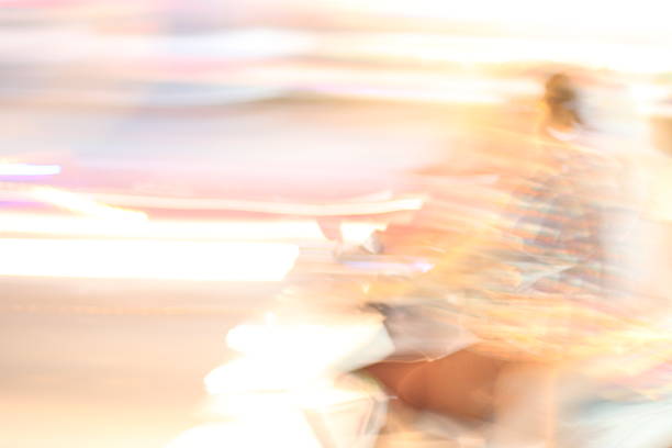 HOWRAH,WEST BENGAL,INDIA -APRIL 15TH, 2018 : Children are riding on Nagordola- a traditional amusement ride to celebrate the first day of bengali new year. Gajan or Charak festival,slow shutter speed.
