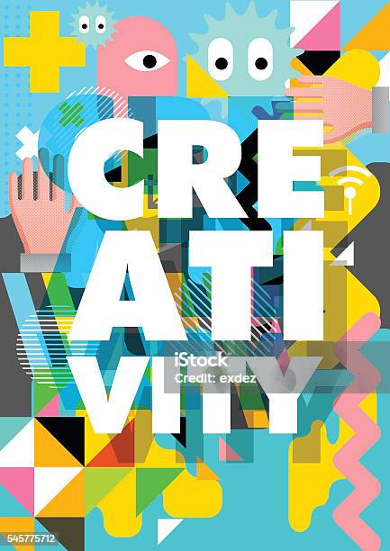 Creativity Design Stock Illustration - Download Image Now - Creativity, Poster, Inspiration