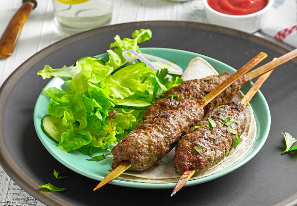 istock grilled minced meat skewers kebabs 545780508