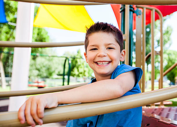 istock Little Boy Playing at the Playground 545781270