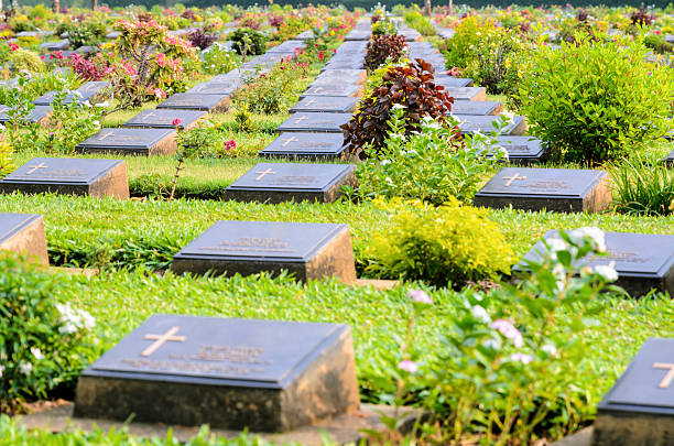 istock Kanchanaburi War Cemetery (Don Rak) 545785434