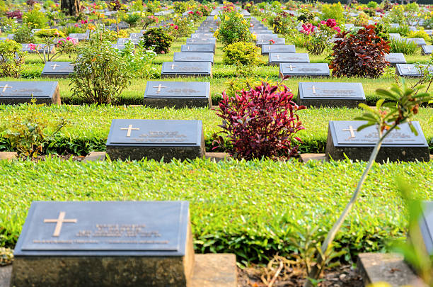 istock Kanchanaburi War Cemetery (Don Rak) 545785476