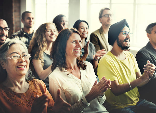 istock Applause Appreciation Award Cheerful Meeting Concept 545785876