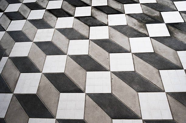 istock Art mosaic glass on the wall, 545786934