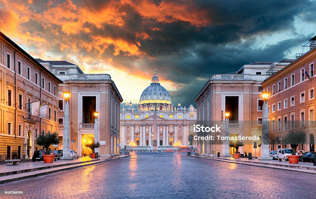 Vatican, Rome - Conciliazione street Vatican Stock Photo