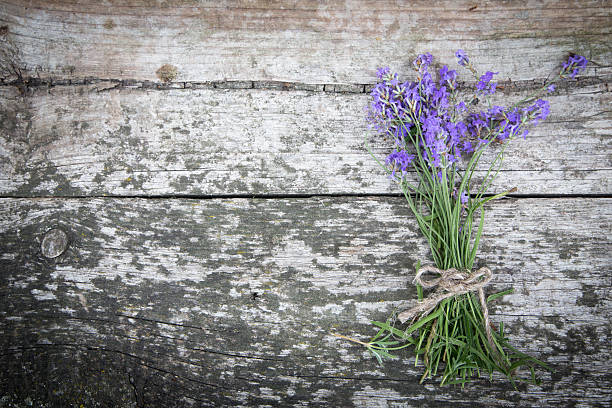 istock bouquet of lavender on the old rustic table 545793682