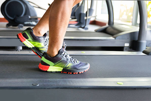 istock Young male running on the treadmill 545793828