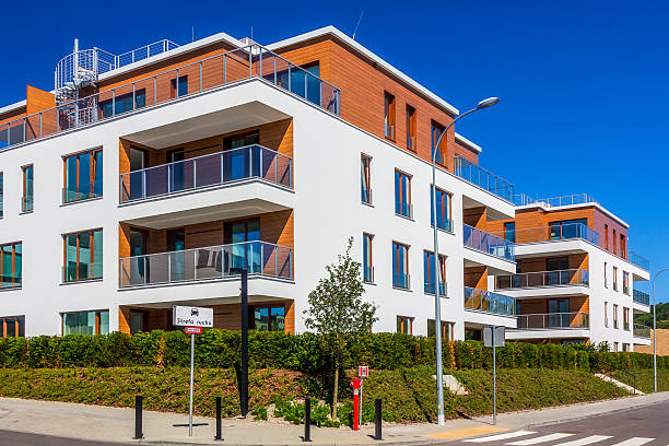 istock Modern complex of apartment buildings 545795316