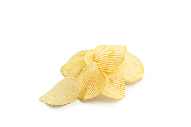 istock Studio shot of a stack of potato chips 545798186