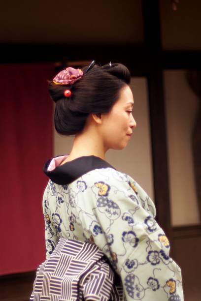 istock Japanese Woman in Kimono 545799892