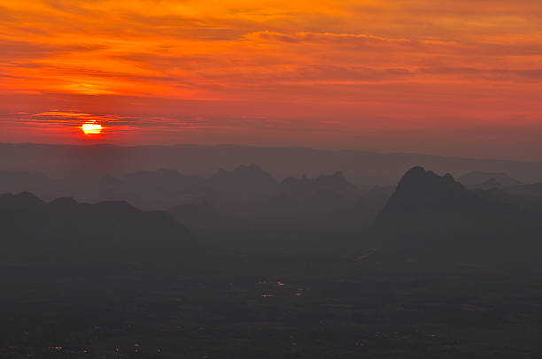 istock sunrise and mountain in the morning 545802296
