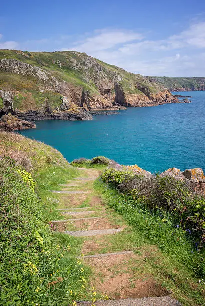Photo of Path on th cliff of the South coast, Guernsey