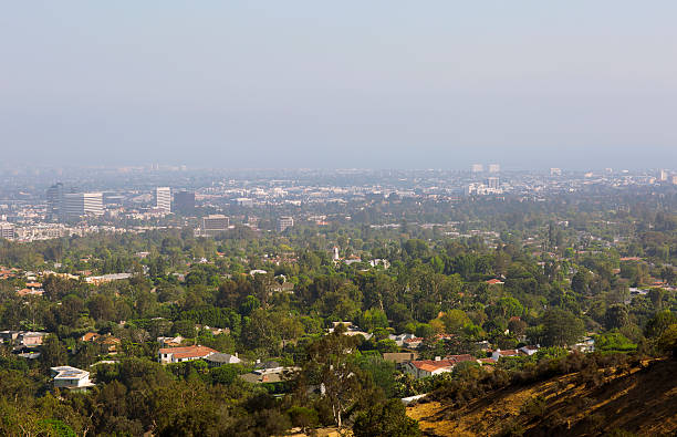 istock City on a background of mountain range. 545803862