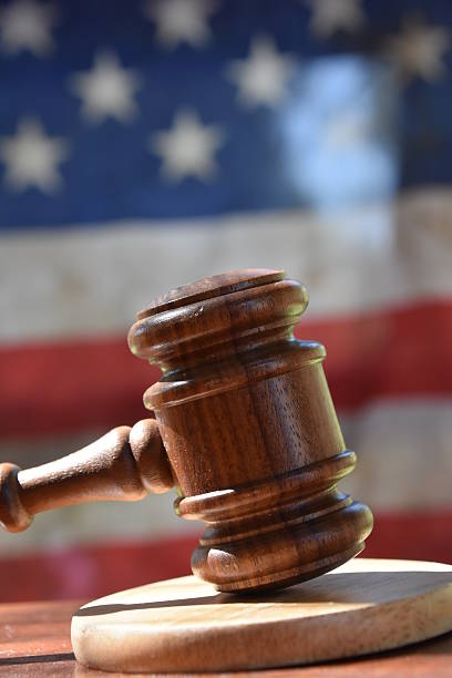 istock Gavel and American Flag 545804060