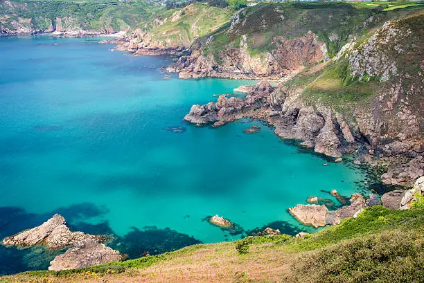 Photo of Icart point landscape, Guernsey