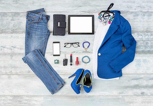 istock Casual and stylish choathing setup for women 545812116