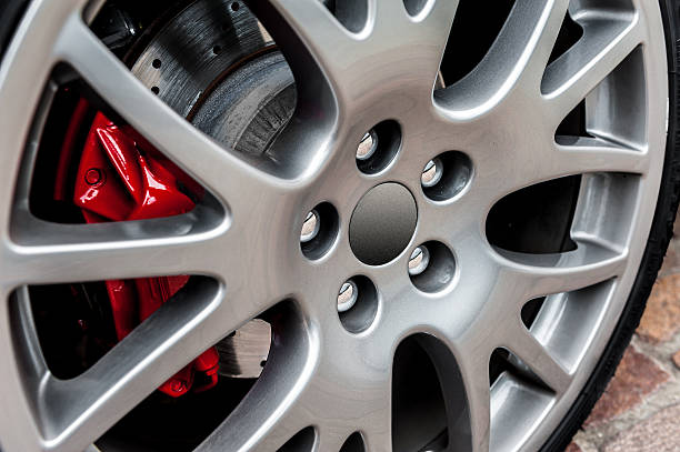 istock Close up of a modern sport wheel 545813444