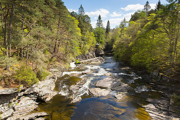 istock River Moriston falls by Invermoriston bridge Scotland UK 545813566