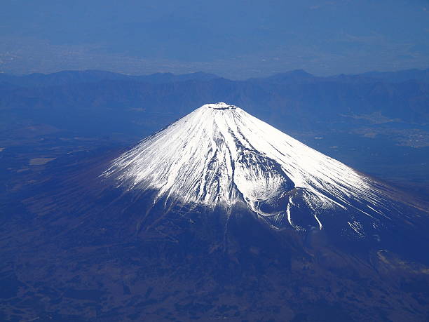 Mount Fuji(bird's-eye view) stock photo