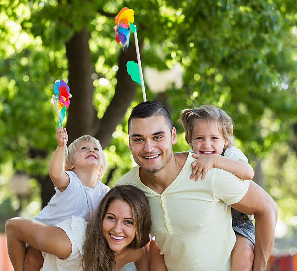 istock Parents walking with children 545815082
