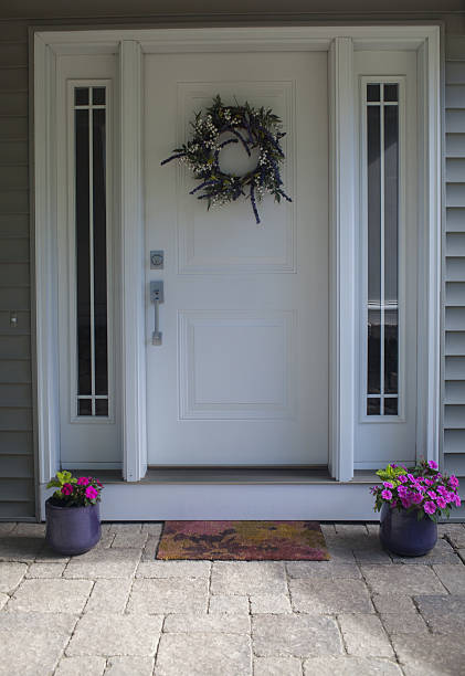 istock Summer Home White Door 545817860
