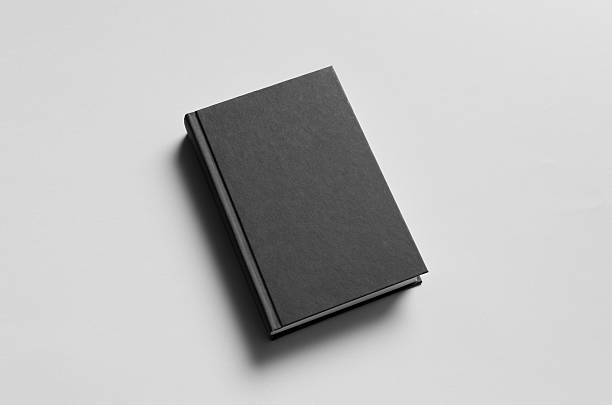 istock Black Hardcover Book Mock-Up 545818022