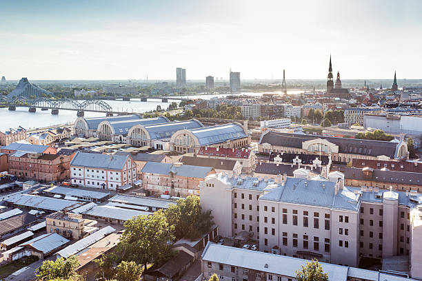 istock Aerial View of Riga, Latvia 545818516