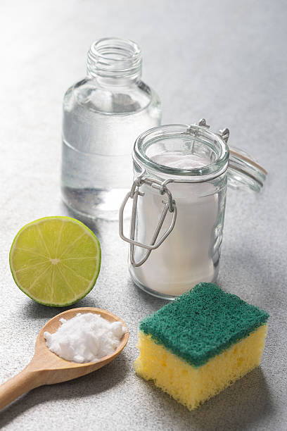 istock Natural cleaning tools lemon and sodium bicarbonate 545818972