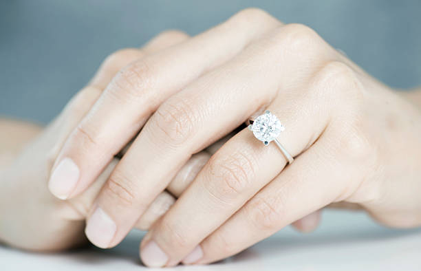Lucky beven eerlijk 10,600+ Engagement Ring On Finger Stock Photos, Pictures & Royalty-Free  Images - iStock | Putting engagement ring on finger