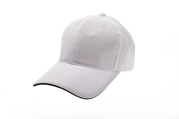 istock White golf cap for man or woman 545980924