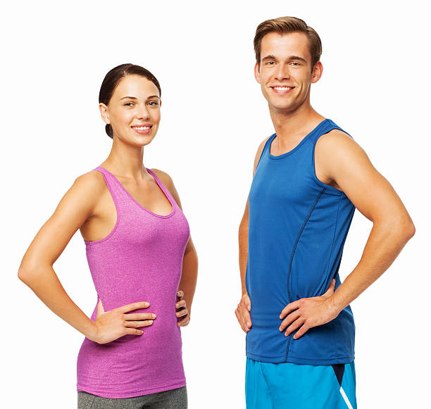 istock Fit Young Couple With Hands On Hips 545981924