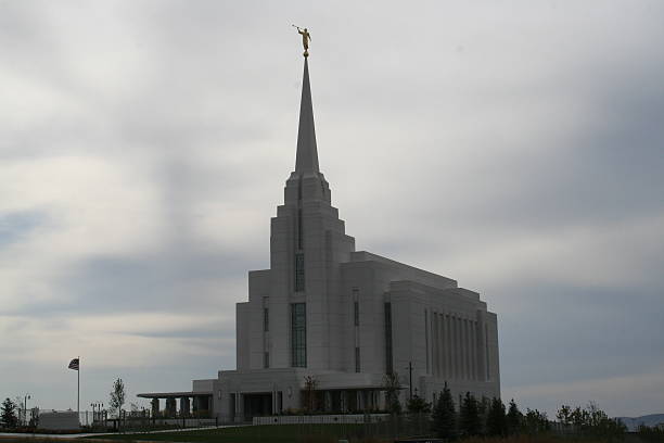 istock temple in Rexburg Idaho 545984210