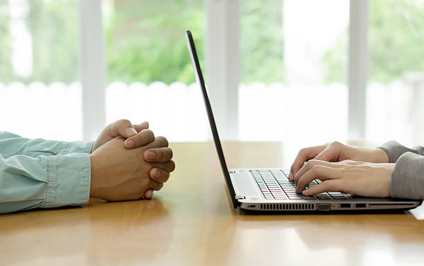 istock Negotiation of two businessman with clasped hands in office. 545985314