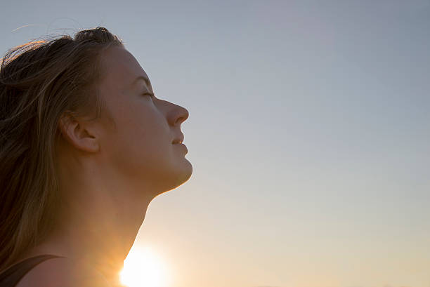 istock Enjoying life outdoors, women with closed eyes 545985422