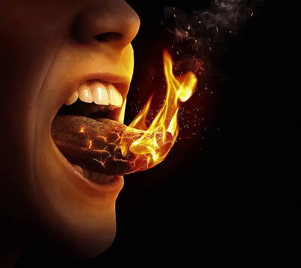 Photo of Tongue on fire