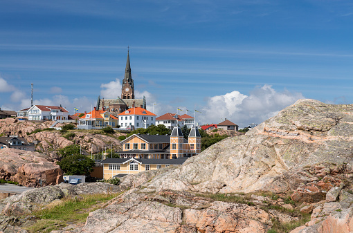 Lysekil is a small town on the west coast of Sweden and is a very popular destination for visitors, thanks to its well preserved wooden houses, the ancient church on top of the hill and the nautical base used for sailboats.